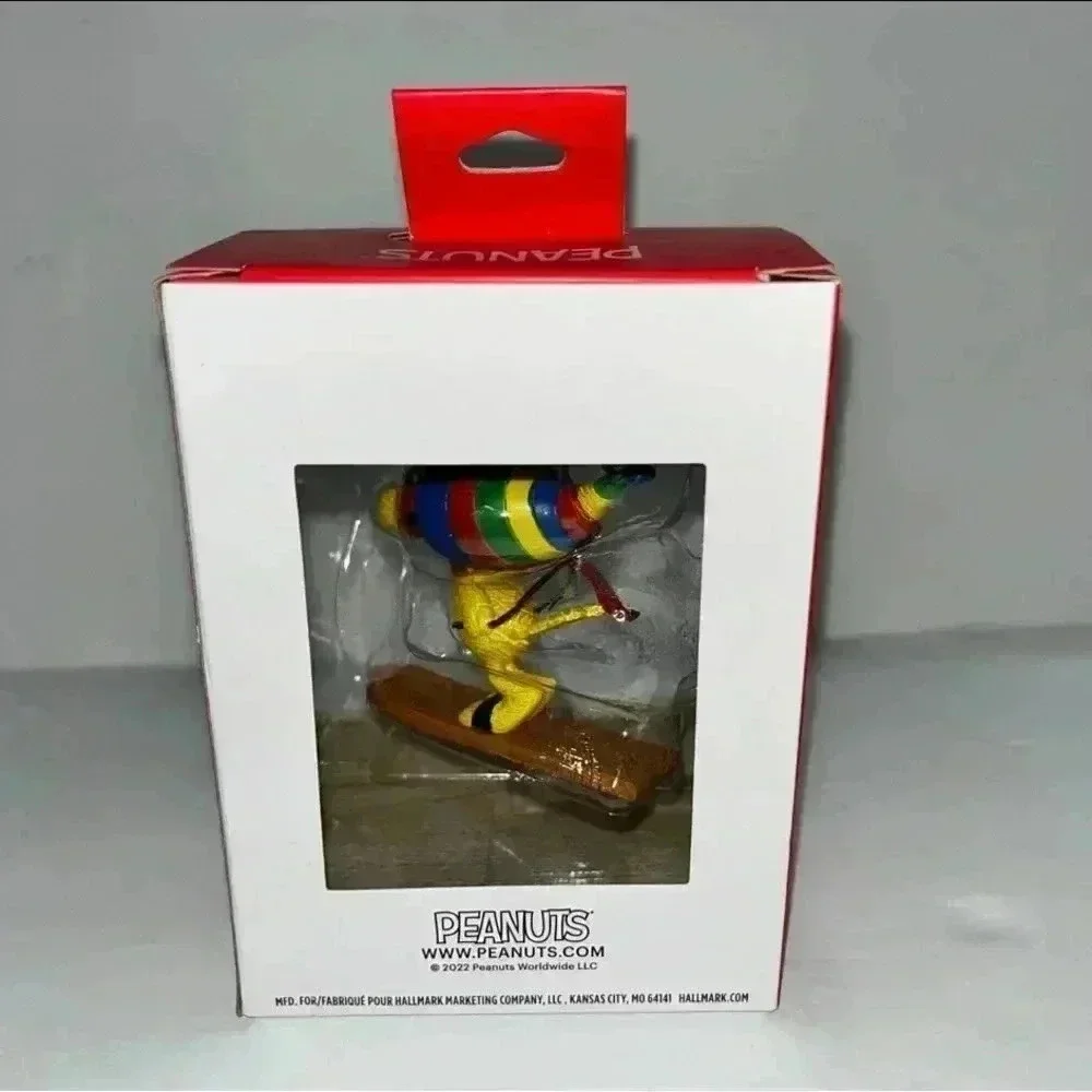 Hallmark 2022 NIB Peanuts Woodstock Ornament Skiing Woodstock Christmas 🎄